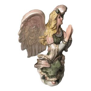 FITZ AND FLOYD CLASSICS Praying Angel Figurine PEACEABLE KINGDOM Christmas Bunny